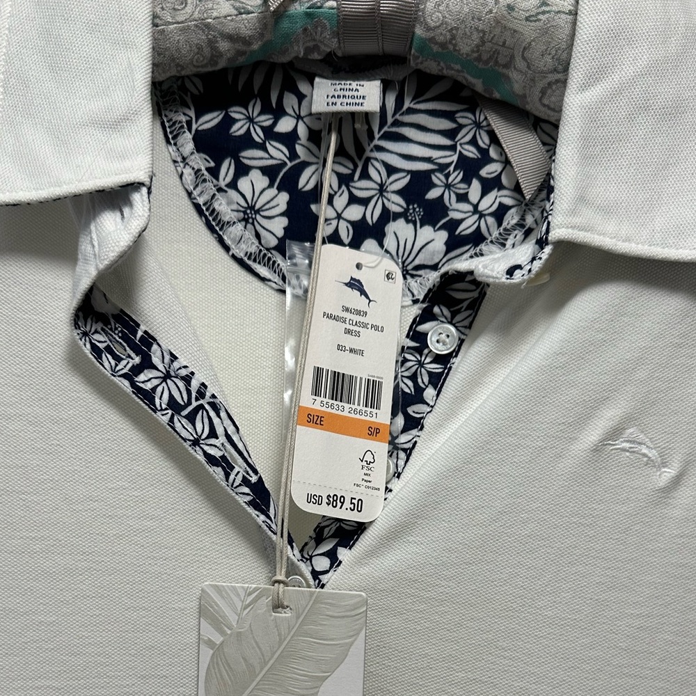 BNWT Tommy Bahama Paradise Polo dress, sz S - Picture 5 of 7